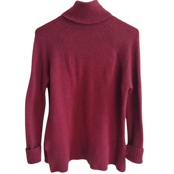 J.Crew Women’s Sweater Halter Neck Size XS Long Sleeves Winter Red Sweaters - Picture 5 of 9